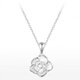 Lao Fengxiang S925 Sterling Silver NUEVA Camellia China Camellia Cadena de suéter RETO RETRO FLEFOR FLARE PARA REGISTRO DE CUMPLEAÑOS DE CUMPLEAÑOS