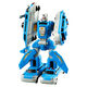Onevan Boy Splicing Splicing Children's Toys Puzzle Assembly Formation Engineering Car Boy King Kong Robot 3 ans 6 Cadeaux City Sea Land and Air (Set 14-PIEE) Boîte de rangement de livraison