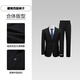 Hailan House Slim Faux Wool Suit 25 New Stretch Elastic Waist Suit Suit for Men Spring and Autumn HTXAD3J060A Navy 60 (suit + pants) XL 175/96B Recommended 138~150Jin Jin equals 0.5kg