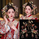
Pang Donglai Quality Bride Xiuhe Headdress New Chinese Style 2025 New Style Antique Hair Clothing Wedding Dress Accessories Yongjie Tongxin Headdress Set (Ear Clip)