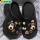 Luozhichao hole shoes for women in summer, wearing outside, she is wearing a thick-soled anti-slip beach bag-toe sandals, summer, camel-colored star bear 36 3735/36 foot shot