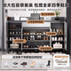 LEADTEK shoe cabinet door entrance cabinet storage cabinet integrated wall solid wood shoe rack multi-layer household door exterior corridor entrance cabinet [Store manager recommendation] 120*32*102CM