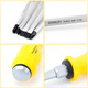 STANLEY screwdriver with one-shaped cross strong magnetic force, whole body screwdriver screw-cone hexagonal cutter rod can tap soft handle alloy steel Cross#2x100mm 61-880-23