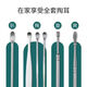 
[Six-piece keychain set] Portable stainless steel ear-digging spoon with hanging chain ear-digging spoon without hanging chain keychain Portable ear-digging spoon keychain [1 set] Random color color