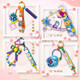 Kaizhi 81112 Adorno de niñas Bloques de construcción de pulsaciones de pulsera Juguetes Posaboritas Juguetes Girls Handmade Regals transfronterizo Kaizhi 6622 Tercer Universo [8 Box Set, Presione 8
