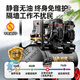 
He Jiagong Air Compressor Inflatable Pump Small 220v Portable Industrial Grade Woodworking Silent High Pressure Air Pump Air Compressor 3890W-70L [LCD Screen + Dual Solenoid Valve] Dual 3180W/3890W/3990W/4290W