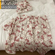 莫代尔冰丝睡衣女ins风凯蒂猫hellokitty春夏季可爱甜美三件套家居服女 14101# M 【建议80-100斤】