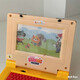 Shantoulin Village English Simulation Laptop Lernmaschine Einziehbarer Mausklang und Licht Kinder frühes Bildung Spielzeug Little Boy Geschenk gelb
