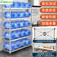 TUOJIN ALLEMAND QUALITÉ IMPORTÉ 304 Rack de rangement de cuisine en acier inoxydable Clorage à cinq couches Plancher multicouche Rack de rangement de stockage [Sus304 Bold et épais] Longueur du modèle de clôture 1105