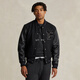 Polo Ralph Lauren spot leather sleeve badge wool baseball jacket leather jacket men's Polo Ralph Lauren/Ralph Lauren spot A49 S