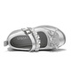 Saturday Children's Shoes Girls' Single Shoes 2025 Autumn New Girls Ballet Princess Shoes Mary Jane Shoes Children's Sports Casual Shoes Silver 36 Shoes Inner Length 22.8cm/Suitable for Feet Length 22cm
