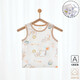 
ZIPJBX newborn belly-protecting sleeveless top baby vest summer cotton boy and girl baby half back thin inside wear base 6624 Guaiguailong (Cotton Class A) 73 CM (6-9 months)