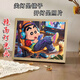 Qiyoubao Crayon Shin-shirt Lighting Peinture Mirror Ornements 2D Decoration Lumineuse Peinture Animation environnante Night Light Dony Gift Crayon Shin-Shirt Horizontal version 1050 MIRROR LIGHTIN