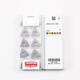 
Huilid Toshiba CNC blade CNC blade peach blade WNMG080408/04/12-TM T9215/9225 WNMG080412-TM T9225 Steel parts semi-finish