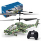 Hélicoptère télécommandé Apache Télécommande Helicopter Children's Mini Portable Modèle Aircraft Drone Boy Boy Blue Cool [Float élevé + Facile facile à transporter] un paquet [Module électrique unique + tournevis]