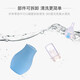 宝宝手动泵式硅胶防逆流吸鼻器婴儿手压式鼻涕清理器清洁器安全 硅胶防逆流吸鼻器【蓝色】