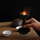 Shantoulin Village Retro Kerosene Lámpara de la sala de estar adornados rurales estadounidenses de hierro fundido antiguo lámpara de queroseno antigua ceremonia retro del té nostálgico 13566