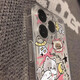 SMVP Moon Chasing Cat is suitable for Apple 14 promax mobile phone case new iPhone15proamx cute 13Pro card space shell TPU-transparent-NM9754 Moon Chasing Cat iPhone6