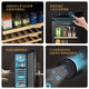 Vinocave266BD ice bar home refrigerator beverage tea preservation red wine cabinet constant temperature wine cabinet multi-functional model
