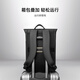 Pierre Cardin Rucksack Herren-Computertasche Mode mit großer Kapazität von Frauen Schoolbag Reisen im Freien einfache Rucksack Black_expandable_can Platz für 16-Zoll-Computer