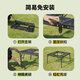 
Outdoor igt camping table ultra-light iron mesh multi-function folding camping table and chair set complete set 9898 fire table + inner table + double-layer cloth bag