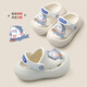 Temps de retard [nouveau produit] Little Shark Cave Shoes Children's Slippers Boys 2025 Nouveau été extérieur portant un enfant antidérapant et tout-petit Small White [mangeant de poisson Shark] 13 130 mm Longueur intérieure 13cm_ longueur du pied Environ 12 ans environ 12