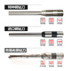 Drill bit Deli binding machine drill bit 3846/33669S/3888/3839/3821 drilling hollow needle accessories 14666/14667 (Special steel drilling knife) 3 pieces 10% off 5