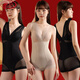 LangSha (LangSha) powerful slimming new weight loss bundles, belly, sweat, body shaping, body beauty, body full body tight belly inner shape for women 1509 jumpsuits, skin color set XL 115-130Jin [Jin equals 0.5 kg]