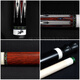 
Dafini Family A series aA12356 maple split nine-club Chinese eight-ball black 8 eight-white notes 2 generation table tennis club Dafini Family A6+ leather head+extended handle + two-hole rod bucket gift bag