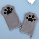 Pet towel glove type dog special quick-drying absorbent cleaning towel cat bath towel pet supplies blue 22*15cm (single pack)