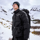 Pathfinder Stand Collar 90 Down Down Jacket Men's Short Autumn and Winter Warm Splicing Thickened Bread Jacket Loose Down Jacket Men Black L