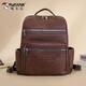 Spechts Rucksack Frauen Rucksack Frauen 2025 Chinesischer Chinesisch Valentinstag Rucksack im Outdoor -Rucksack Frauen European und American Retro PU Single und doppelte Schulterschwarz