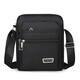 Herrenbeutel Casual Recond Bag Oxford Stoff kleiner Rucksack Herrenbeutel Casual Crossbody Bag Canvas Bag Tragbarer Geschäftstrend [Square-Pull Basic Style]+[YZ3519 Black]