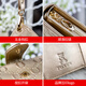 
Golden Fox (FOXER) cowhide women's wallet large capacity long card bag money ticket clip clutch coin wallet light luxury girlfriend birthday gift