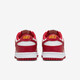 Nike (Nike) Chaussures masculines Dunk Low Retro Retro White et Red Mentes basses LOWELLEDS CAS des chaussures DD1391-602 40