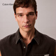 
Calvin KleinJeans25 early autumn new men's retro vacation style ck cotton linen blend sleeveless denim shirt 4RC733G