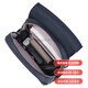
Samsonite LOFFICE brand logo flip opening and closing fabric cow leather backpack women's style navy blue fashion basic package (bag)
