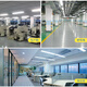 Yuanfang LEDT8 fluorescent tube 1.2m full set with integrated lamp holder with cover 40W dust-proof three-proof clean purification lamp for dust-free workshop