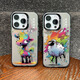 Freshly available Apple 15 promax mobile phone case new iPhone 14 high-end sense 13pro zodiac signs 12 New Year 1 IMD-texture black-TDL dragon energy sky A13795 iPhone 15