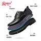 Strongman business casual leather shoes toe layer cowhide commuter work men's shoes JDA87571 black 42
