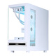 SAMA Jinghong white ATX sea view gaming computer main case 270 panoramic/double-sided glass/support 360 water cooling/9 fan positions/427mm long graphics card/U2+U3