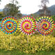 Buntes traditioneller Doppeldecker Old Peking Windmühle Kinderspielzeug im Freien Dekoration Aktivität Requisiten Scenic Street Stände kleiner Doppeldecker Old Peking Windmühle One