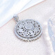 Zhaoliang platinum necklace PT950 men's platinum compass pendant fashion pendant platinum jewelry gift 12.91 g