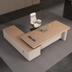 Shu Sheng Light Luxury Boss Desk Simple Modern Chairman President Desk Executive Desk Manager Office Combination Large Table 2.0 Meter Boss Desk