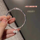 Pt950 platinum Möbius lotus bracelet pure platinum push-pull bracelet Chinese Valentine's Day gift for wife 12g platinum Möbius lotus bracelet