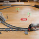 Control remoto de vapor de vapor de control de vapor de vapor de vapor de vapor para el tren para niños del tren para niños Regalo de cumpleaños del niño Control remoto + delantero + 1 automóvil iluminado + 3 autos