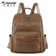 Spechts Rucksack Frauen Rucksack Frauen 2025 Chinesischer Chinesisch Valentinstag Rucksack im Outdoor -Rucksack Frauen European und American Retro PU Single und doppelte Schulterschwarz