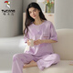 TUCANO; Woodpecker full cotton short-sleeved pajamas women's suit summer trousers pure cotton home clothes can be worn outside in summer spring and autumn cartoon Y9715 M (recommended 75-95Jin [Jin equals 0.5 kg])
