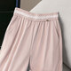 Cypress House elastic waist casual pants 2025 summer new women's fashion simple loose wide-leg pants