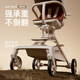 PLAYKIDS A8MAX Off-road Edition Baby Walking Artifact Cart 0-3 years old for foldable seats and lying with shock-absorbing strollers lightweight